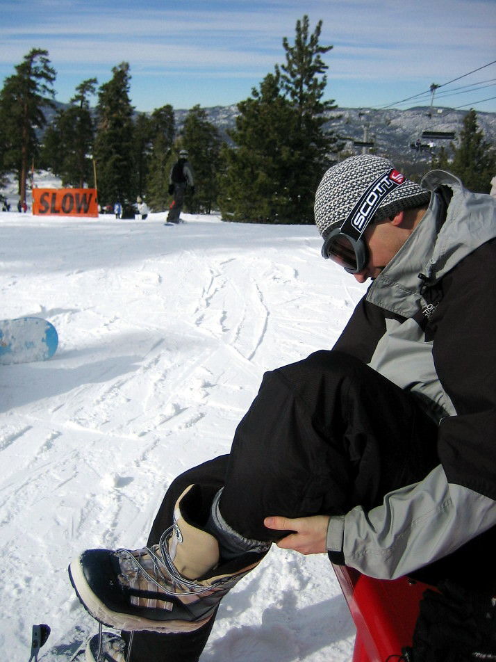 botas de snowboard de cordones
